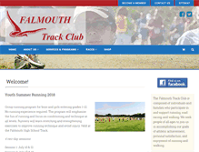 Tablet Screenshot of falmouthtrackclub.org